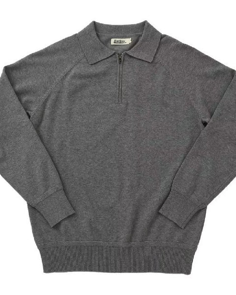 Quarter-Zip Polo Collar Sweater