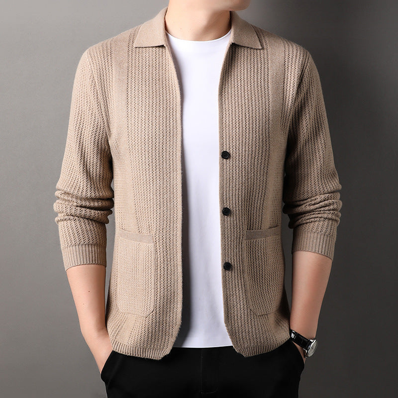 Korean Cotton Knitted Cardigan