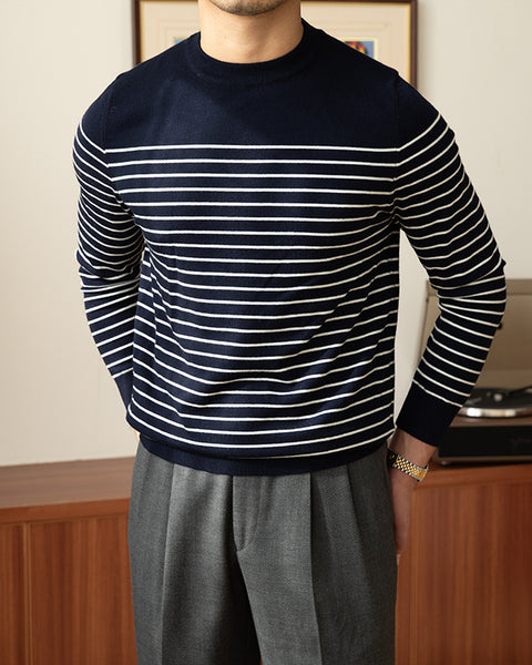 Striped Knitted Pullover