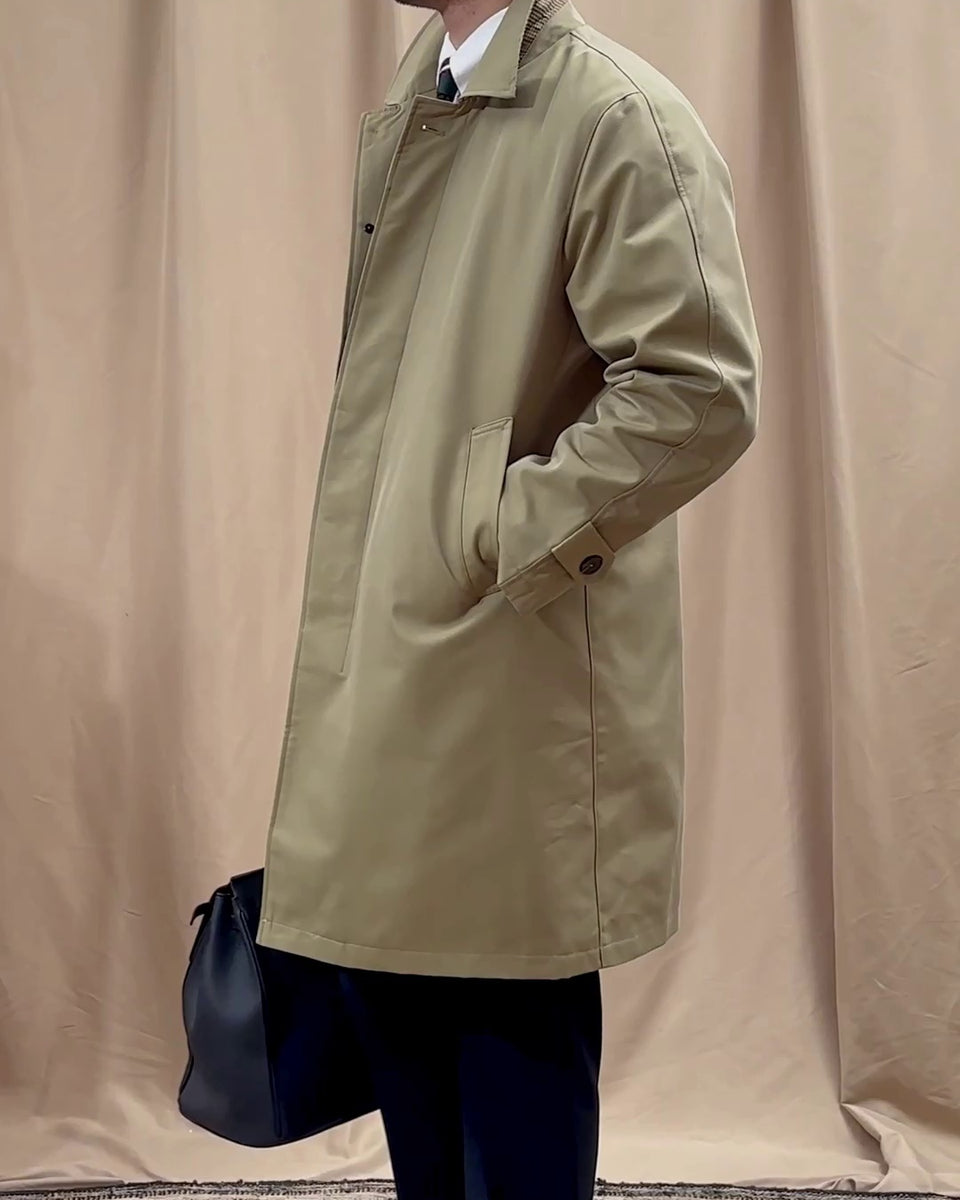 Single Breasted Business Casual Trench Coat