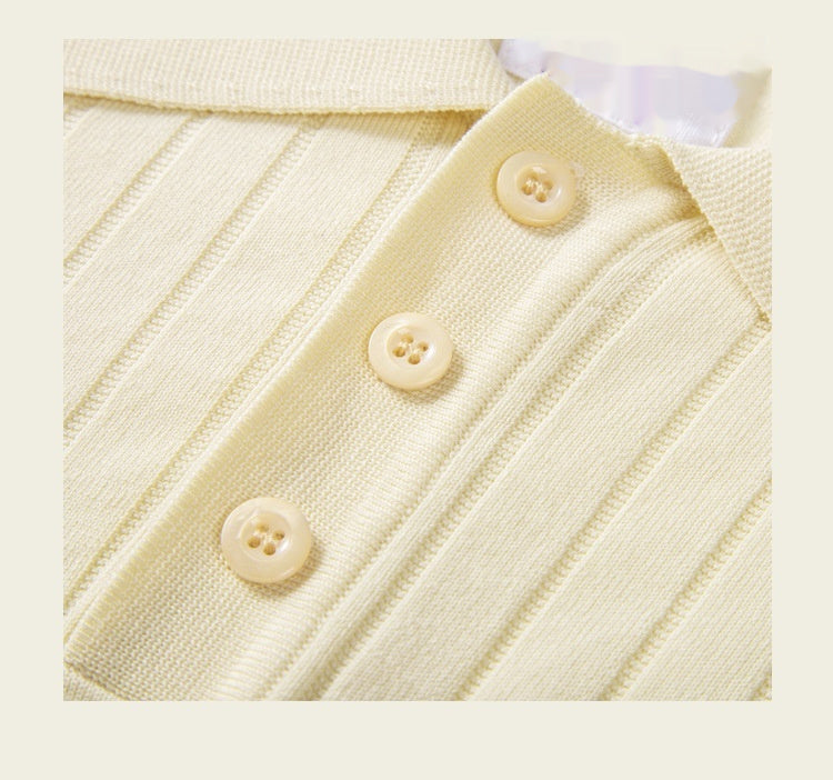 Mulberry Silk Knitted Polo SS