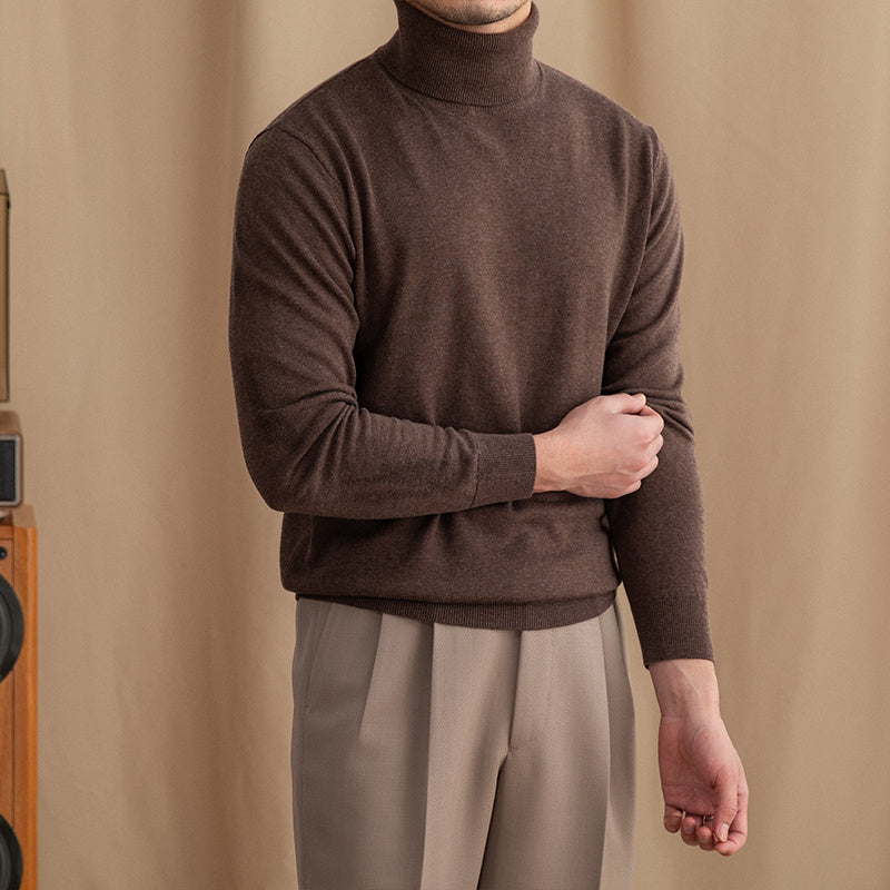 Slim-fit Wool Turtleneck Sweater