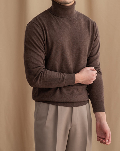 Slim-fit Wool Turtleneck Sweater