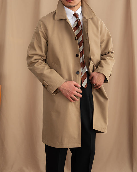 Single Breasted Business Casual Trench Coat