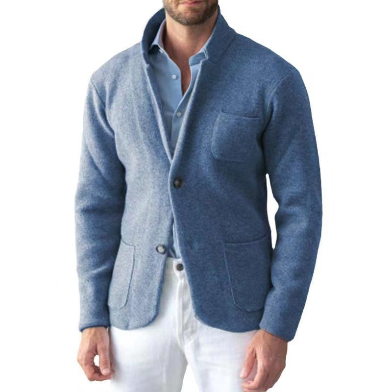 Lightweight Knitted Jersey Blazer Vest