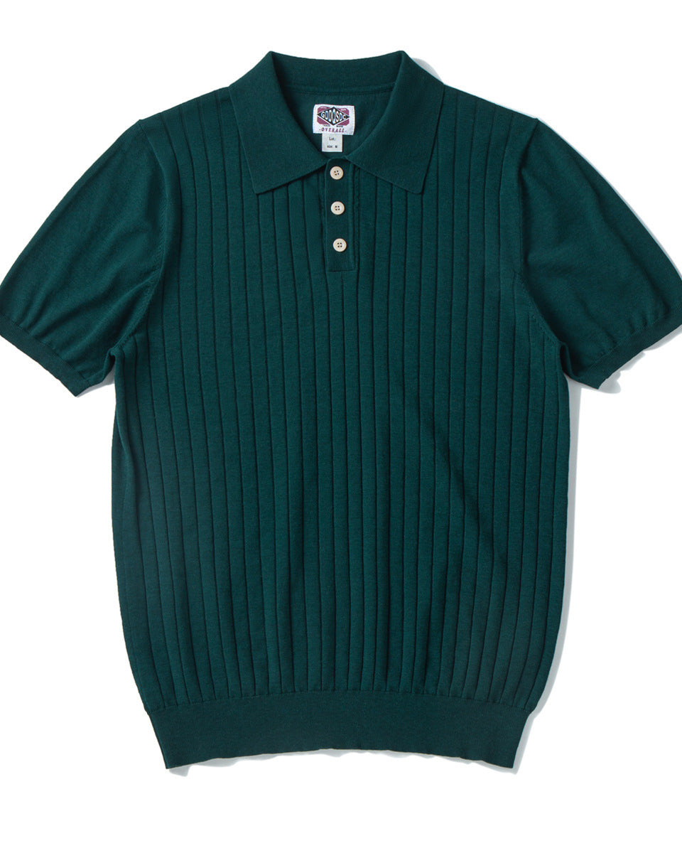 Mulberry Silk Knitted Polo SS