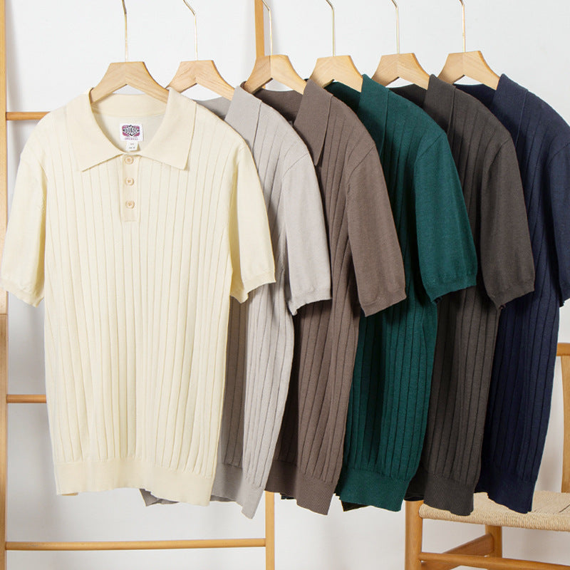 Mulberry Silk Knitted Polo SS