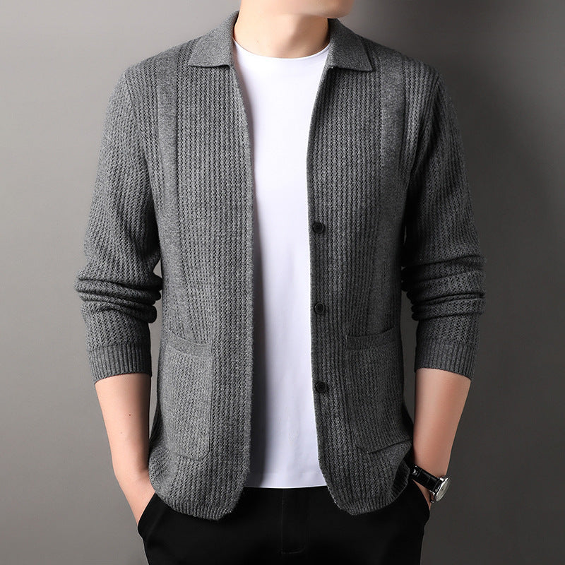 Korean Cotton Knitted Cardigan