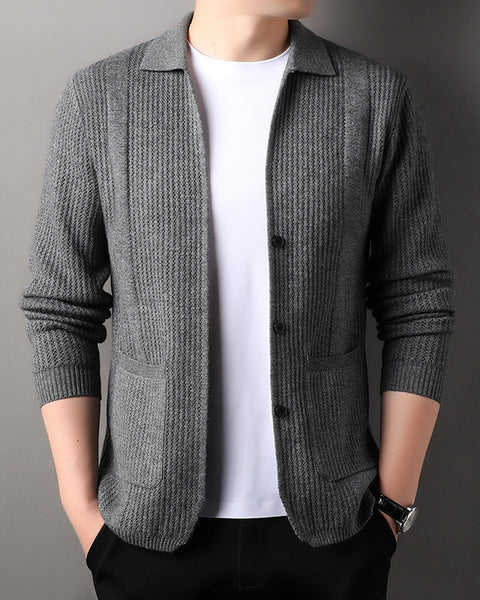 Korean Cotton Knitted Cardigan