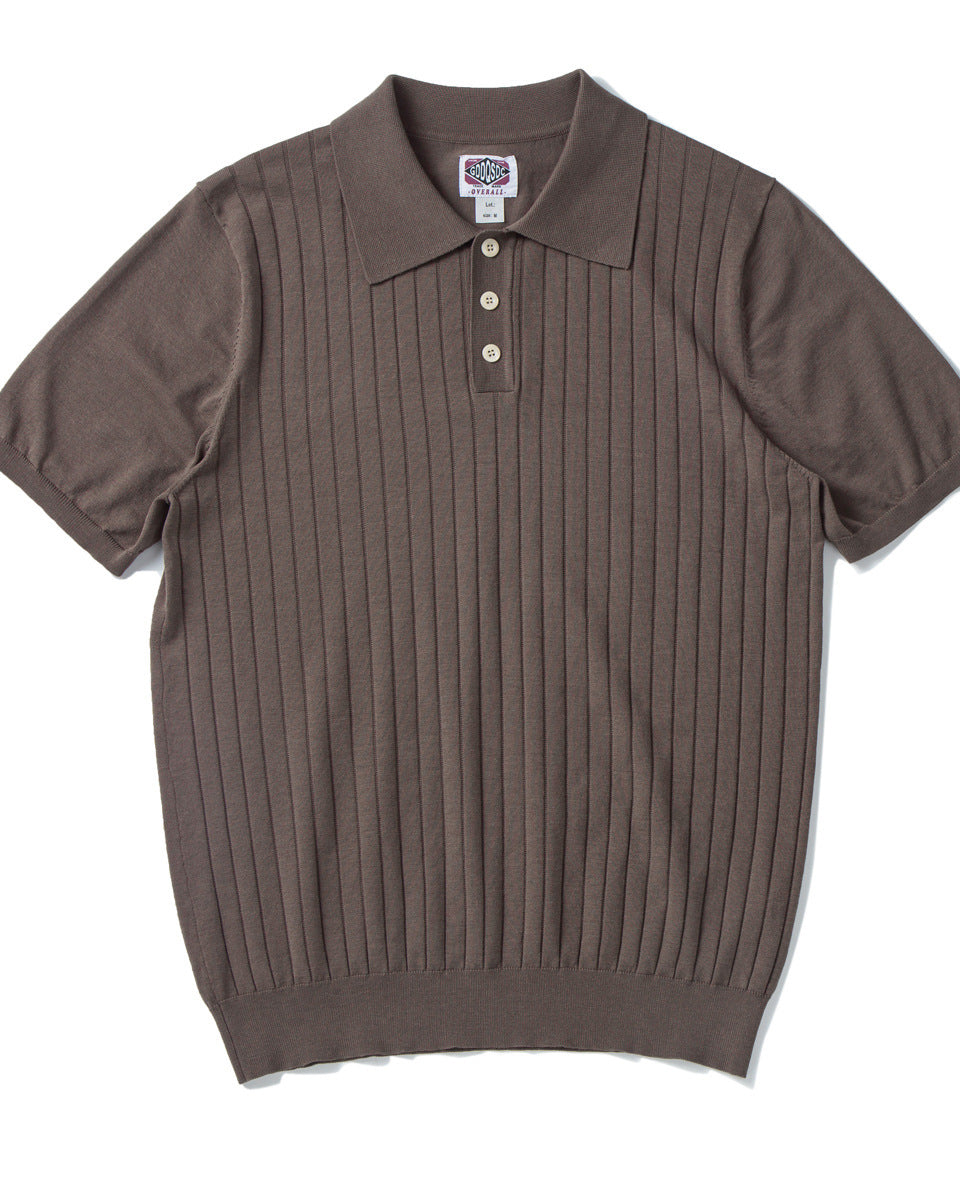 Mulberry Silk Knitted Polo SS