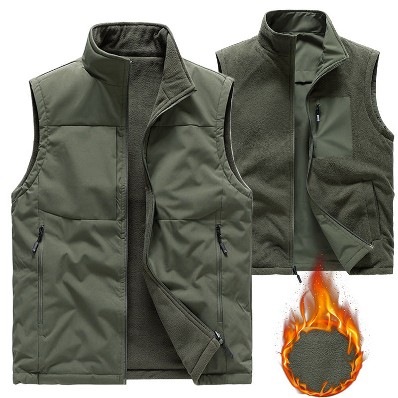 Bodywarmer Double-sided Fleece Vest