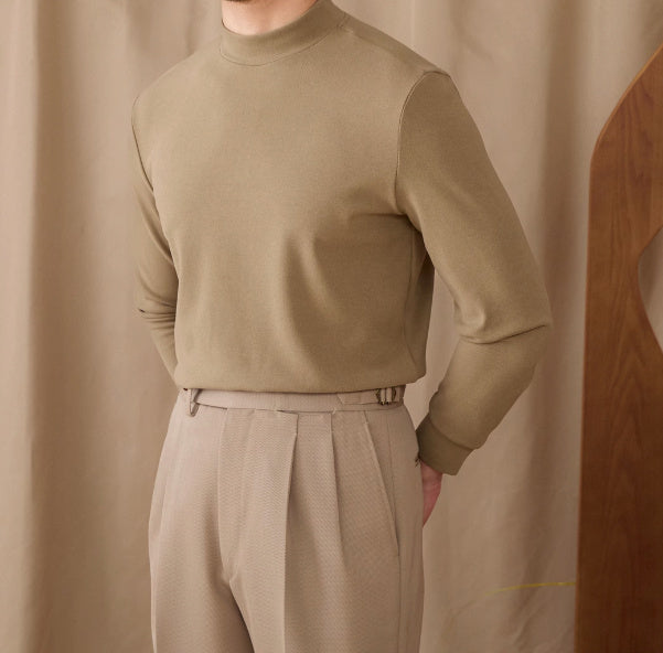 Short Roll-Neck Sweater