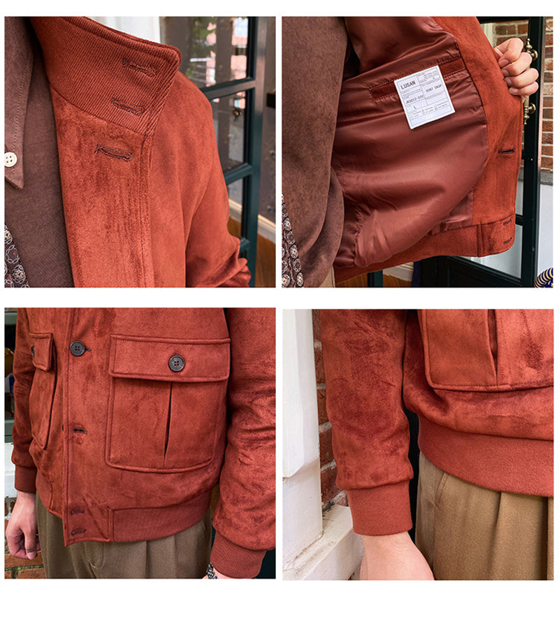 Napolitan Suede Button Jacket