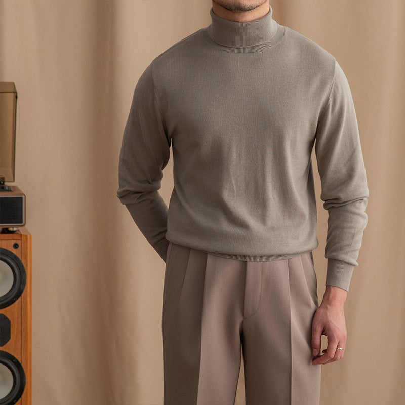 Slim-fit Wool Turtleneck Sweater