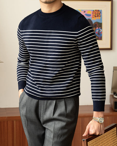 Striped Knitted Pullover