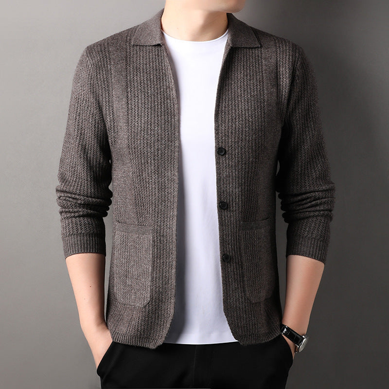 Korean Cotton Knitted Cardigan