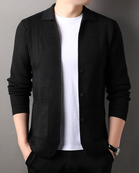 Korean Cotton Knitted Cardigan