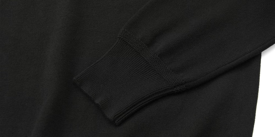 Quarter-Zip Polo Collar Sweater